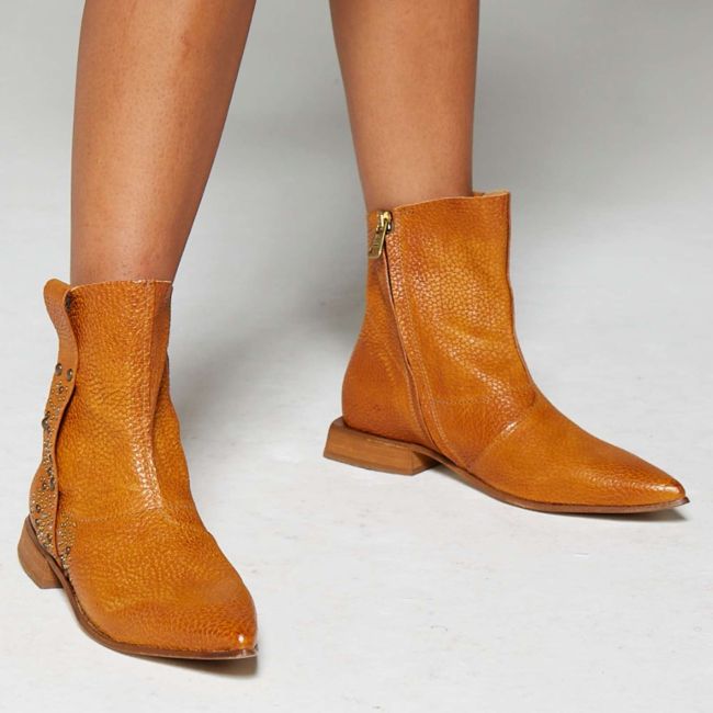 AS98 AKIKO B06207 ANKLE BOOTS NACHOS