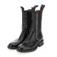 AS98 FLOWER A51203 ANKLE BOOTS NERO