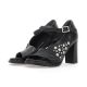 AS98 BASILE E24-589036 SANDALI NERO